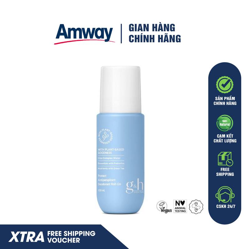 Lăn khử mùi và giảm tiết mồ hôi G&H GOODNESS & HEALTH PROTECT ANTIPERSPIRANT DEODORANT ROLL-ON 100ml Cho Bé Xịt Thơm 0