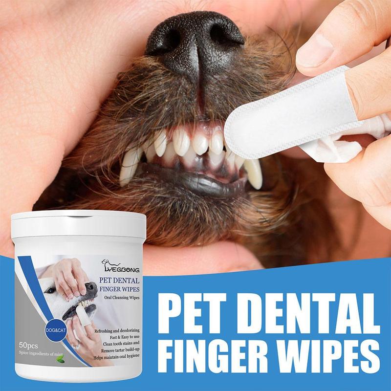 Product Introduction of Oral Care Finger Wipes for Dogs and Cats EasytoUse Pet Teeth Cleaning Solution for Fresh Breath L8B9 19