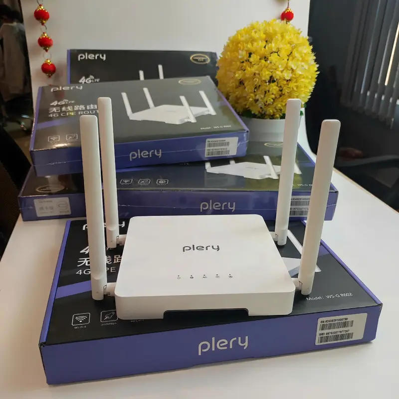[VNS] Plery R602 Bộ Phát Wifi 4G 4 Râu Gấp Gọn (1 Wan/Lan) Kết Nối 32 Thiết Bị Không Kén Sim - Thiết Bị Mạng Việt Nam 7