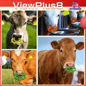 Cincin Duri Hidung Sapi Kerbau Plastik Alat Penyapih Pedet