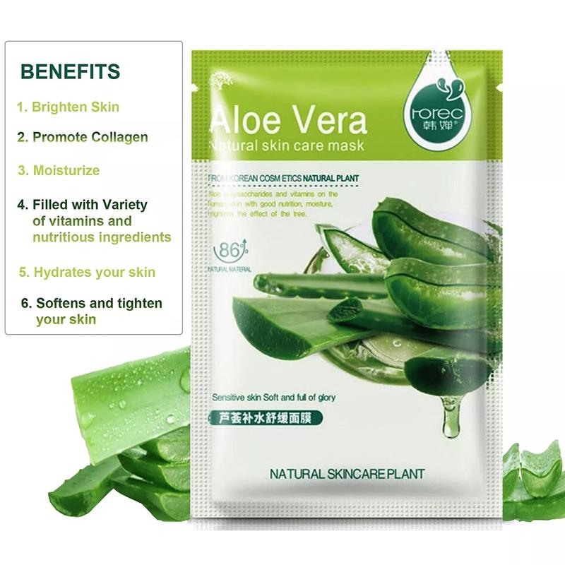 Moisturizing Korean Refreshing Hydrating Sheet Face Masks All Skin Types Facial Hydrate Skincare Facial Mask Smooth Moisture Moisturize Skin Repair 3