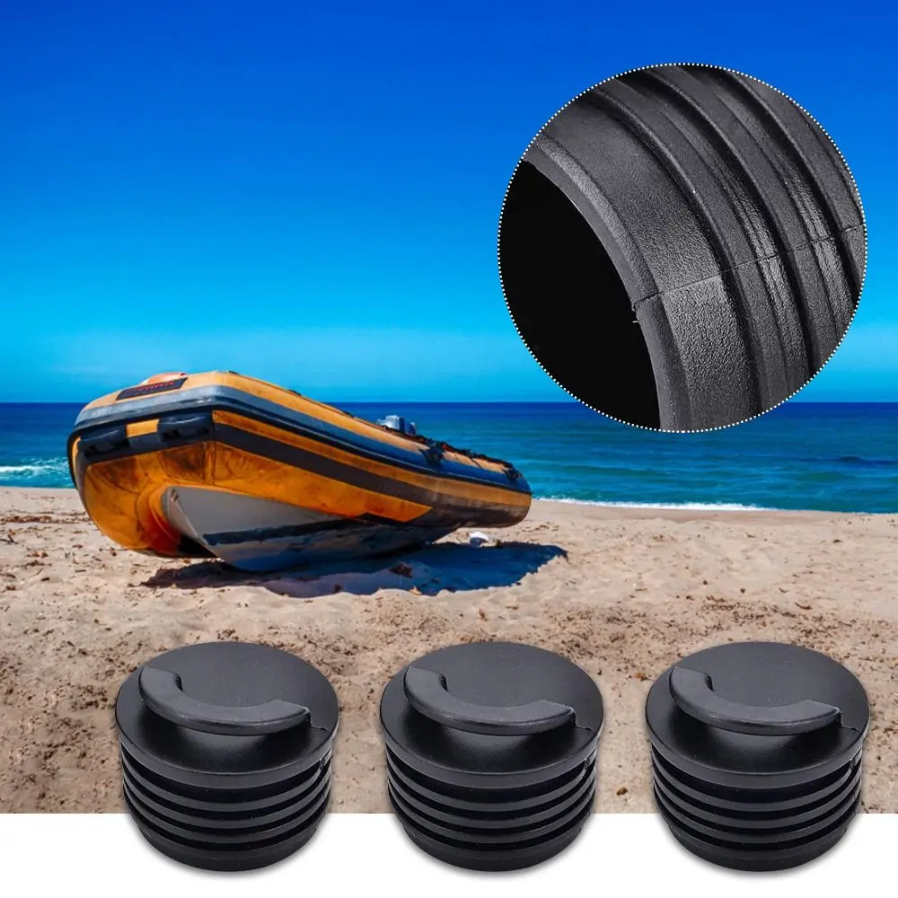 Bộ Phận chèo thuyền Kayak Cao Su màu đen, Ballp, 4 cái, Phích cắm lỗ thoát nước, Nút Chặn Nhựa Bung, Phích cắm lỗ nhả cao su