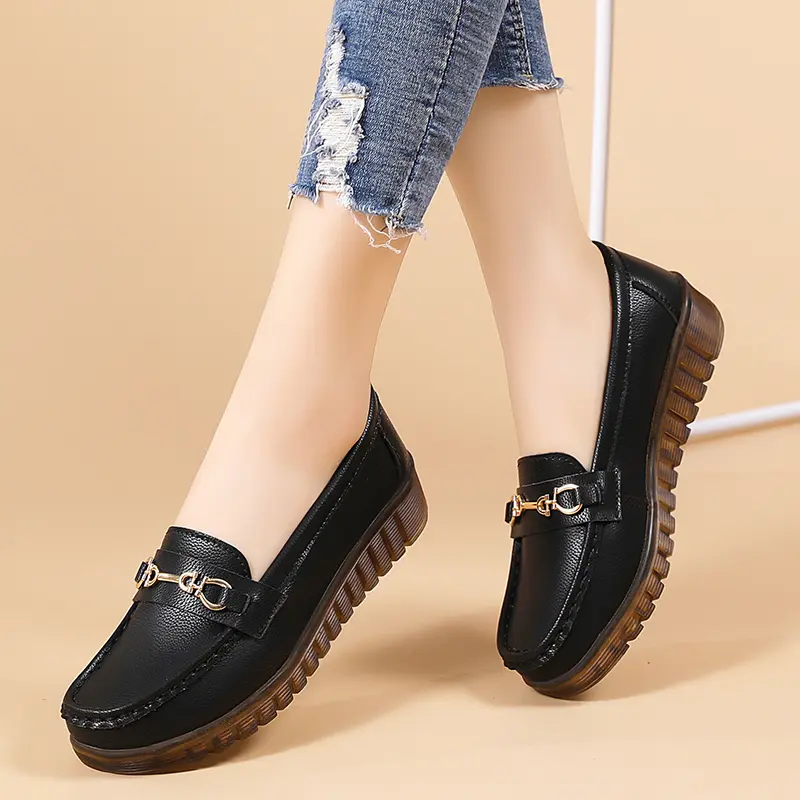 Fall Soft Bottom Slip-on Flat Shoes Women's Shoes
