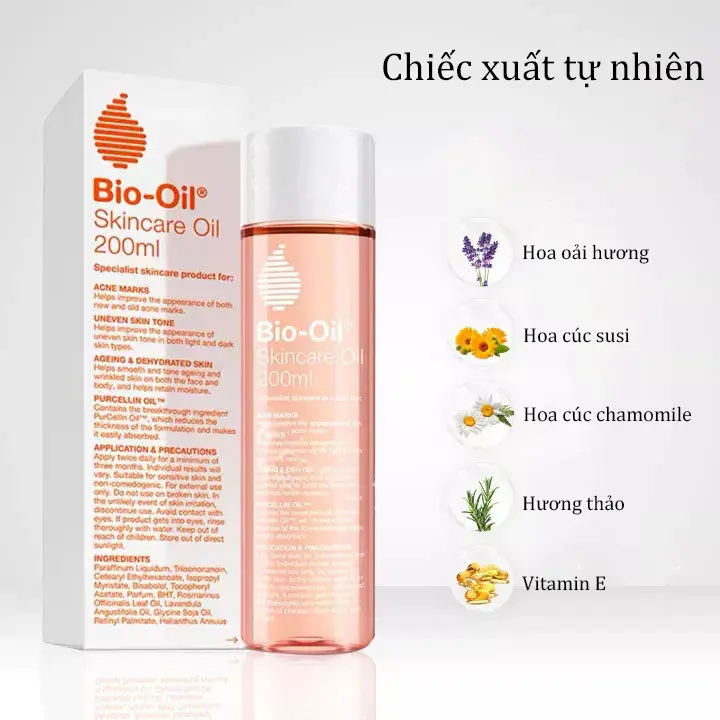 Dầu chăm rạn và làm mờ sẹo Bio-Oil 200ml 4