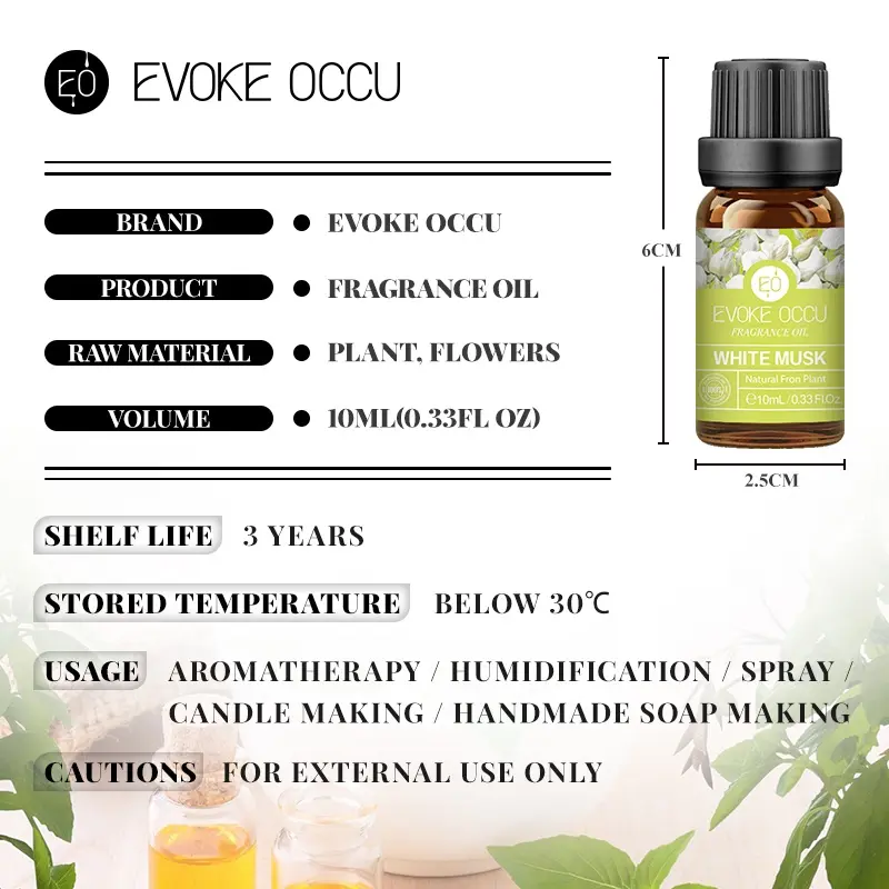EVOKE OCCU - Black Opium [10ml] Fragrance Oil Aromatherapy Pengharum Ruangan Natural Fresh Aroma Diffuser 3