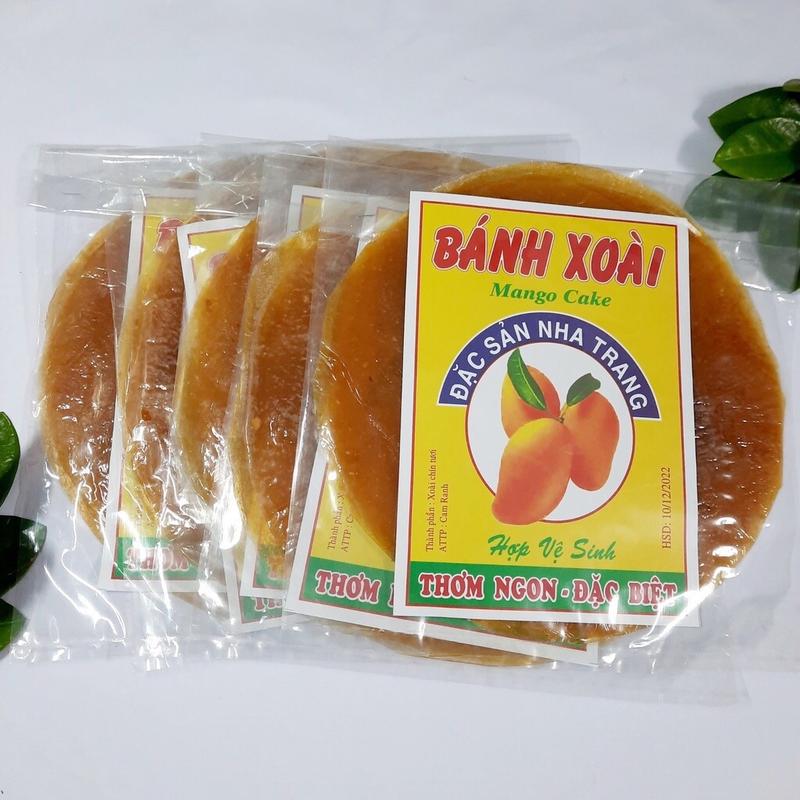 Bánh tráng xoài Nha Trang  200g  - Đặc sản ngon từ xoài Cam Ranh Chua 