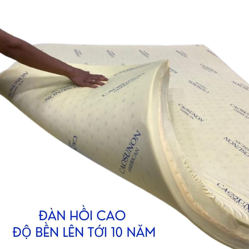 NỆM 1M4 X 2M X 15CM CAO SU NON AMERICAN  bền thông thoáng khí