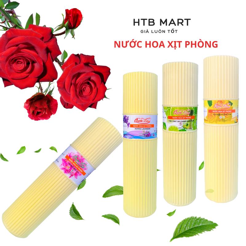 Combo 4 chai Xịt phòng queen love 400ml hương đuổi muỗi hương tự nhiên