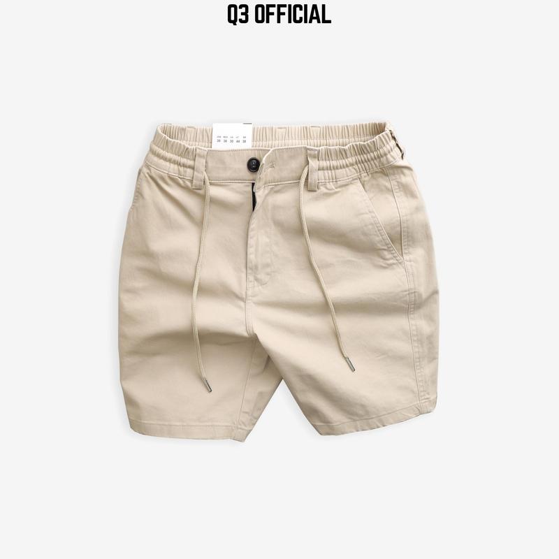 Quần ngố nam lưng thun trẻ trung, năng động QCLASSIC Menswear Nhung Có Túi Kaki ( NLTCC32 )