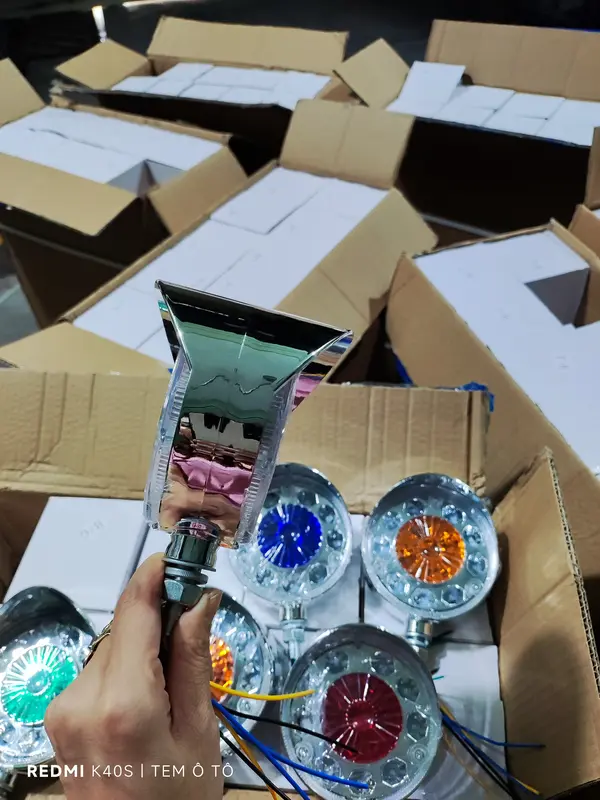 ( Autovol 12v-24v) Led nóc Thái Lan 2 mặt led điện 12v và 24v chậy chung Phụ Tùng Đèn Pha 0