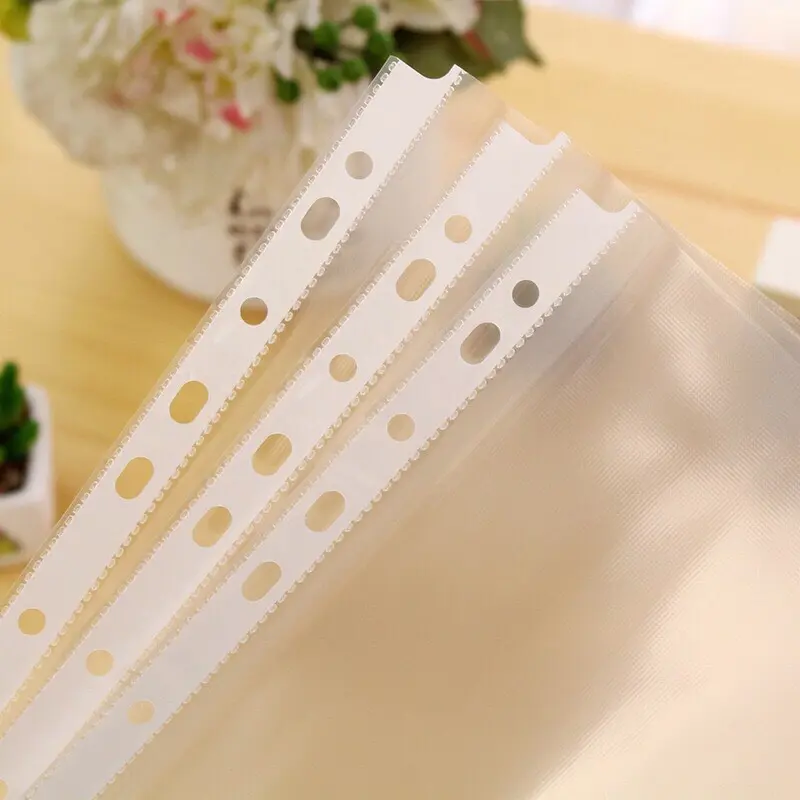 Túi 100 sơ mi lỗ mỏng đựng tài liệu đồ dùng văn phòng để vừa A4 1