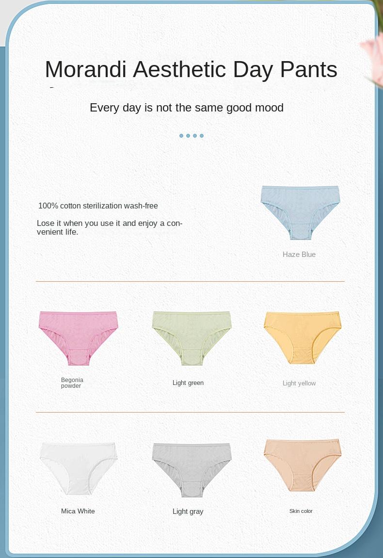 Product Introduction of Disposable underwear ladies cotton disposable shorts sterile men's travel supplies maternity portable. 1