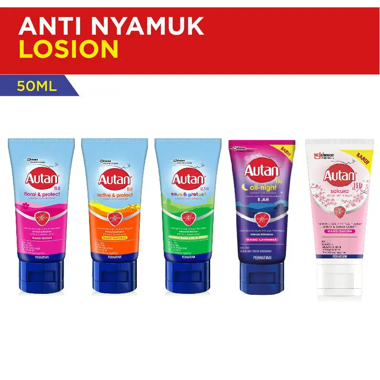 Autan Lotion Anti Nyamuk 50ml lamuk obat jengklong pelindung demam berdarah