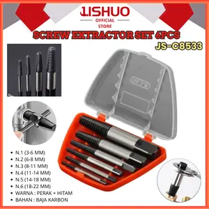 JISHUO [COD] MATA BOR SCREW EXTRACTOR 3-22MM / PEMBUKA BAUT RUSAK PATAH JS-C8533