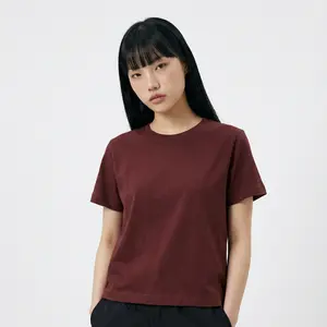 ELORAÉ Nancy T-Shirt Cotton CloudKnit | Kaos Wanita Casual Basic Top