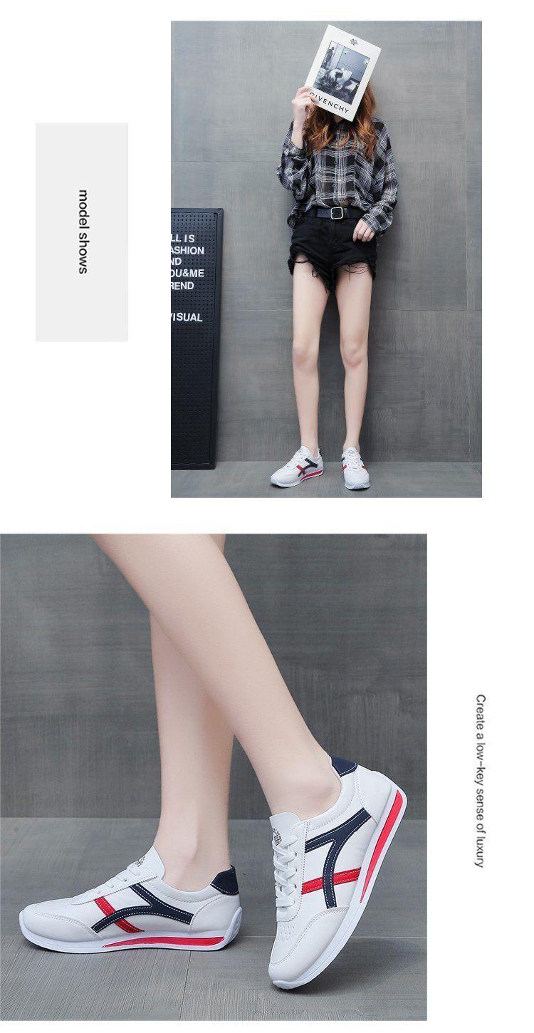 Product Introduction of Argan White Shoes for Women 2024 New Autumn Korean Style Versatile Students' Street Shot Sports Casual Flat Skateboard Shoes Women's Shoes 9