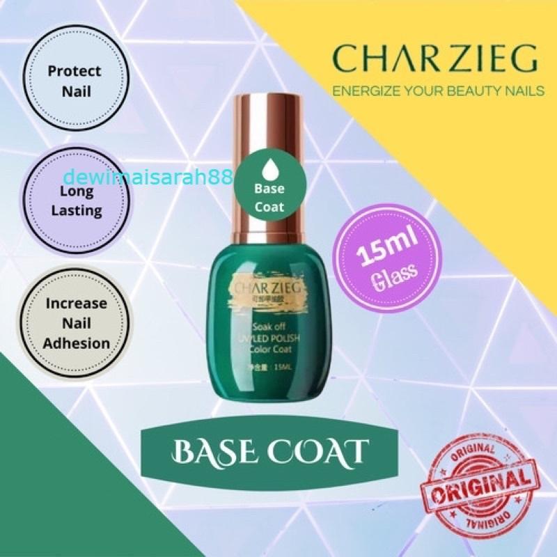 Charzieg Top Coat Base Coat Primer UV LED Kutek Cat Kuku Nail Art 15ml 8