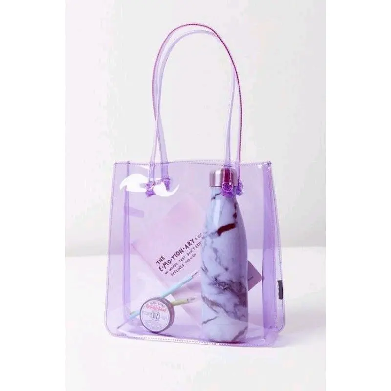 TERMURAH! BISA COD! TOTEBAG TRANSPARAN KEKINIAN KOREA JEPANG KPOP CUTE LUCU