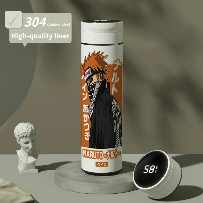 Bình Chân Không, Thiết Kế Hai Chiều Hợp Xu hướng Của Anime Uzumaki Naruto, Uchiha Sasuke, Kakashi, Itachi, Được Làm Bằng Thép Không Gỉ 304, Thích Hợp Cho Học Sinh Nam Và Nữ, Thời Trang NARUTO, Lý Tưởng Làm Quà Tặng Sinh Nhật 5