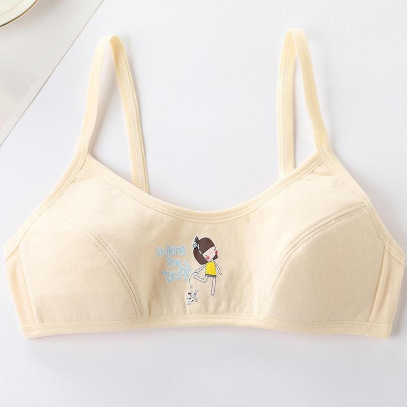 Áo Ngực Không Dây, Chất Liệu Cotton Nguyên Chất, Thiết Kế Dễ Thương, Loại Áo Vest, Thích Hợp Cho Thời Thanh Xuân, Áo Ống Ngực, Áo Ngực Đồng Phục, Dành Cho Bé Gái, Học Sinh, Thanh Thiếu Niên Và Trẻ Em, Áo Ngực, Không Dây 7