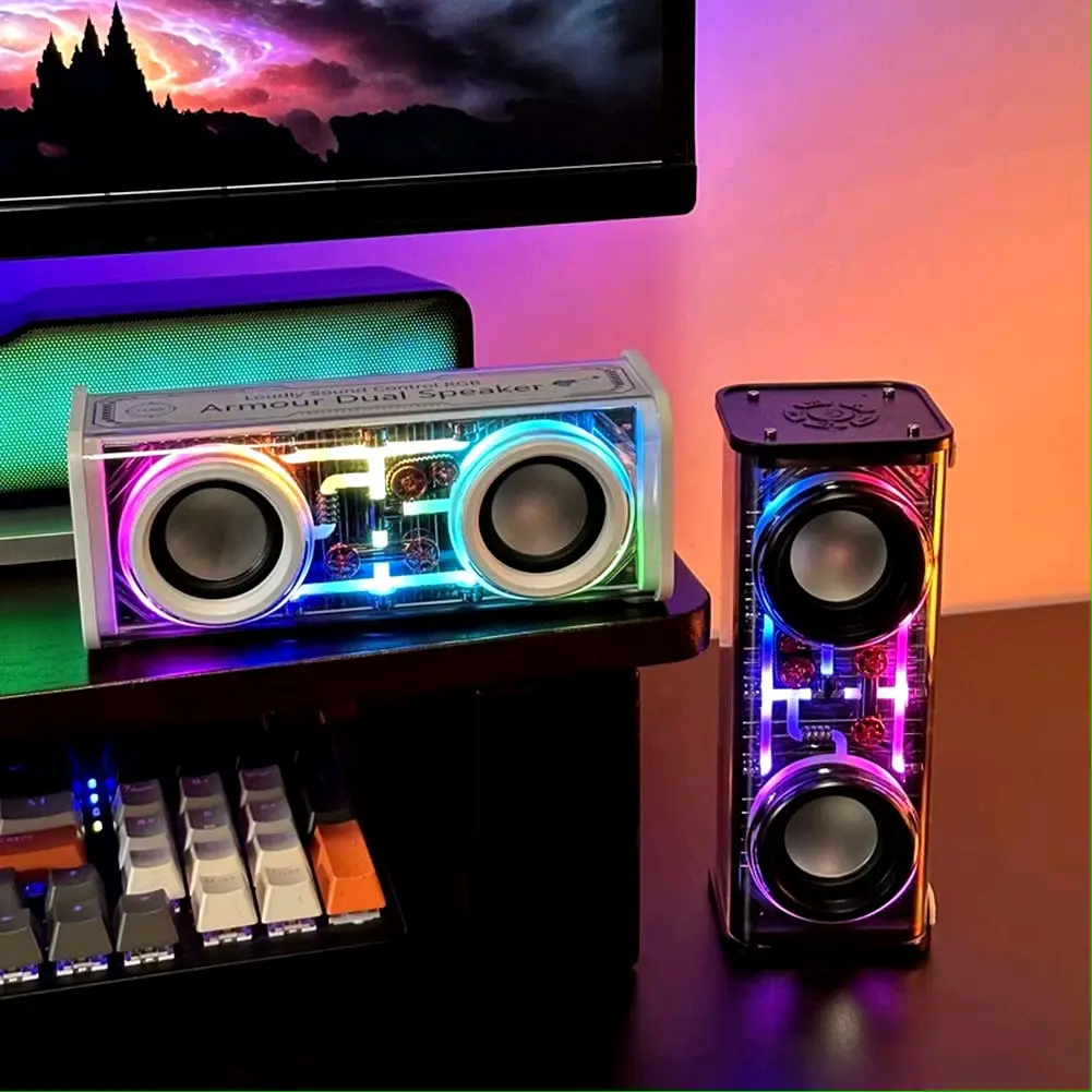 Loa Bluetooth V8 Led RGB Theo Nhạc,Bass Cực Mạnh ( 10w)   ,Âm Thanh Vòm Có bản độ pin