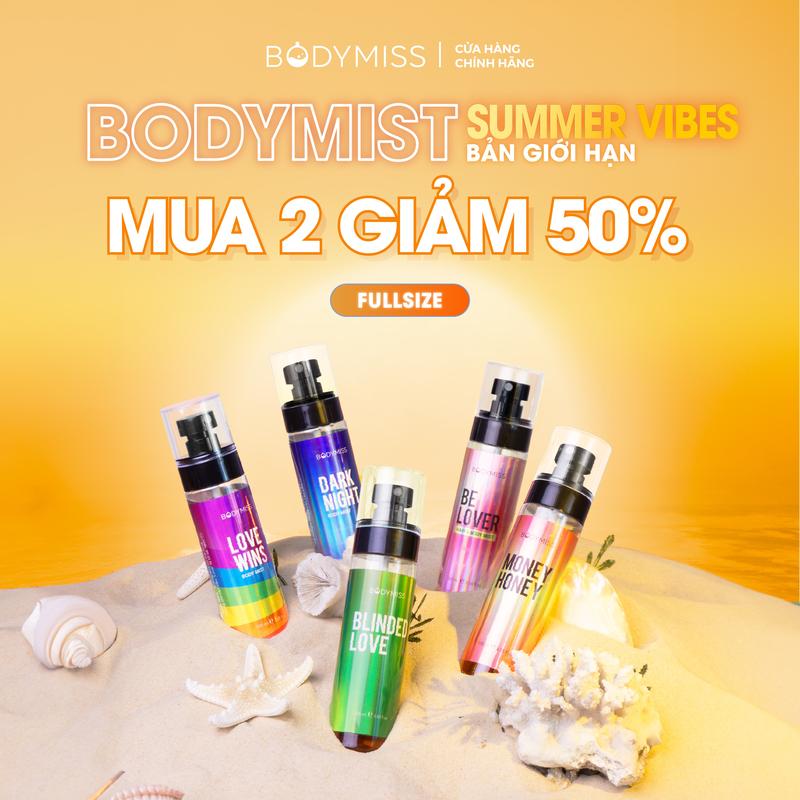 [MUA 2 GIẢM 50% FULLSIZE] Bodymist Cho Nam Nữ Chính Hãng Unisex 6 Mùi Hương Nước Hoa, Body Mist Cho Body Lưu Hương Lâu Chai Lớn & Nhỏ - BODYMISS Perfume Cosmetic Xịt Thơm (s)