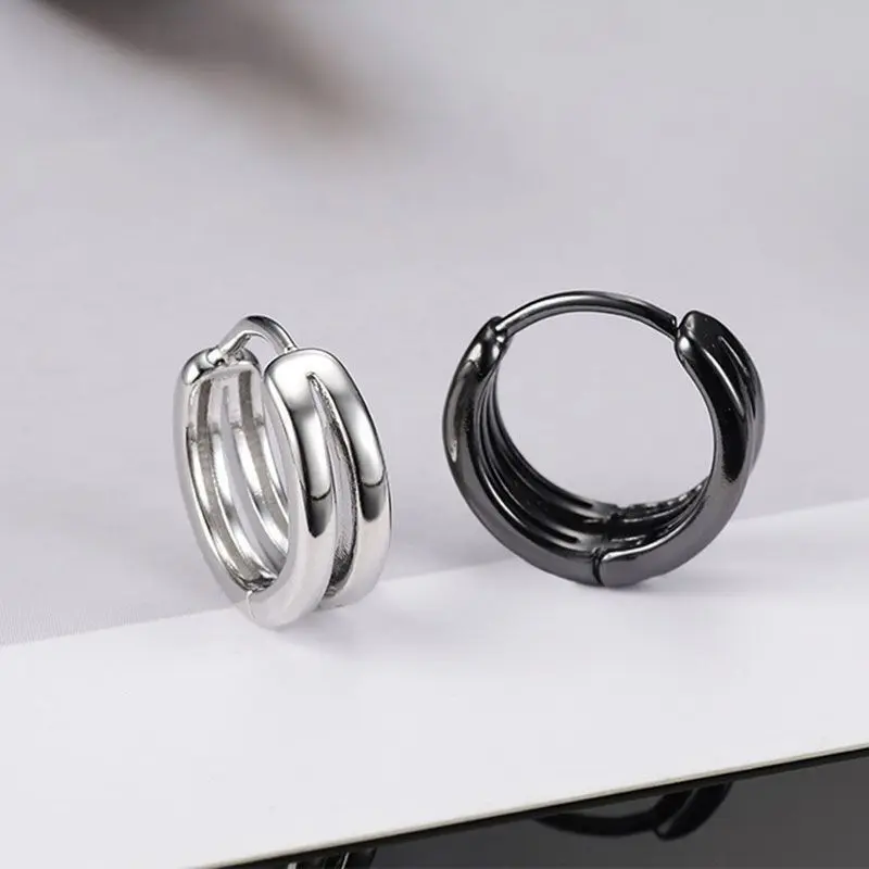 Bông Tai Thả Màu Bạc Sterling, Oneis925, Dành Cho Nam Và Nữ, Thời Trang Mới, Một Cặp Độc Đáo, Phong Cách Người Nổi Tiếng Trên Internet, Hip Hop Và Ngầu 2