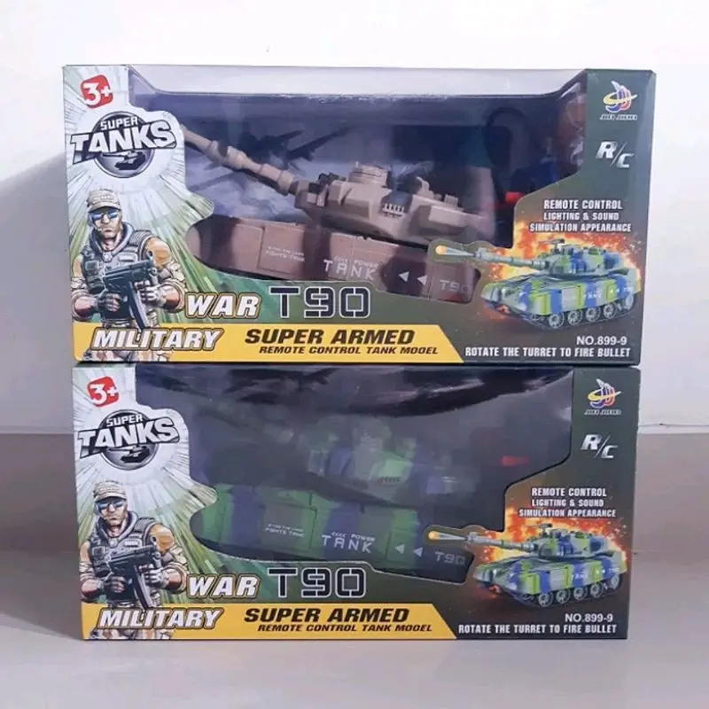 RC War Tank Militer Remote Control Tembak Peluru