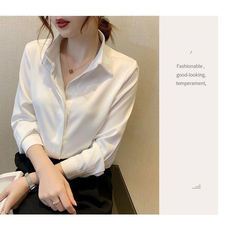 Product Introduction of เสื้อชีฟองสีขาวต่อต้านริ้วรอย, เสื้อเบลาส์ OL แขนสั้นผู้หญิง, ชุดทางการ, คอลเลกชันฤดูใบไม้ผลิและฤดูร้อนปี 2024 มาใหม่ 12
