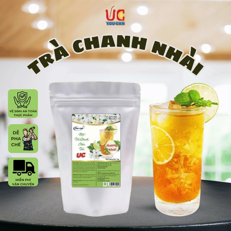 1Kg Pha 50Cốc Trà Chanh Hòa Tan UC Hương Nhài Hàng Công Ty, Thơm Ngon, Chuẩn Vị,Dễ Pha, Không Cần Ủ Trà,Trà Xanh Nước Trà Chua Chè Tea Sen Vị Chanh Chanh Dây Đường