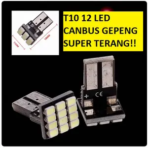 Led T10 senja Plat nomor12 Titik 12 SMD Senja, Sein, Dashboard Plafon
