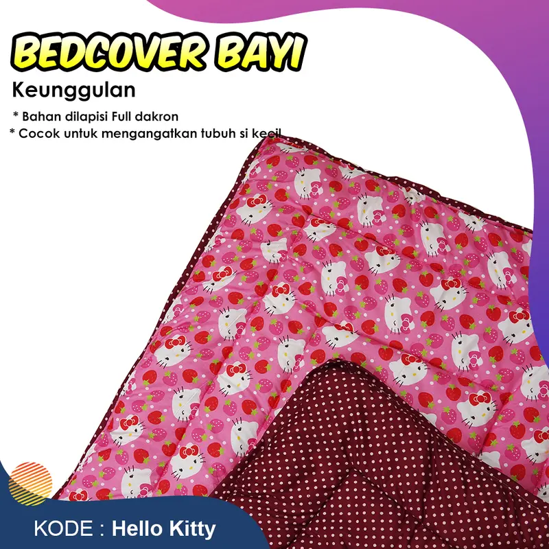 Bedcover Bayi / Selimut Bayi / Alas tidur bayi murah, nyaman dan lembut 5