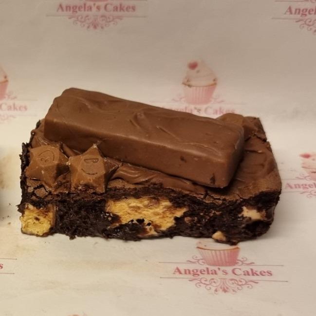 Milkyway Brownie Slice x1  - Cake Dessert postal brownies Food 1