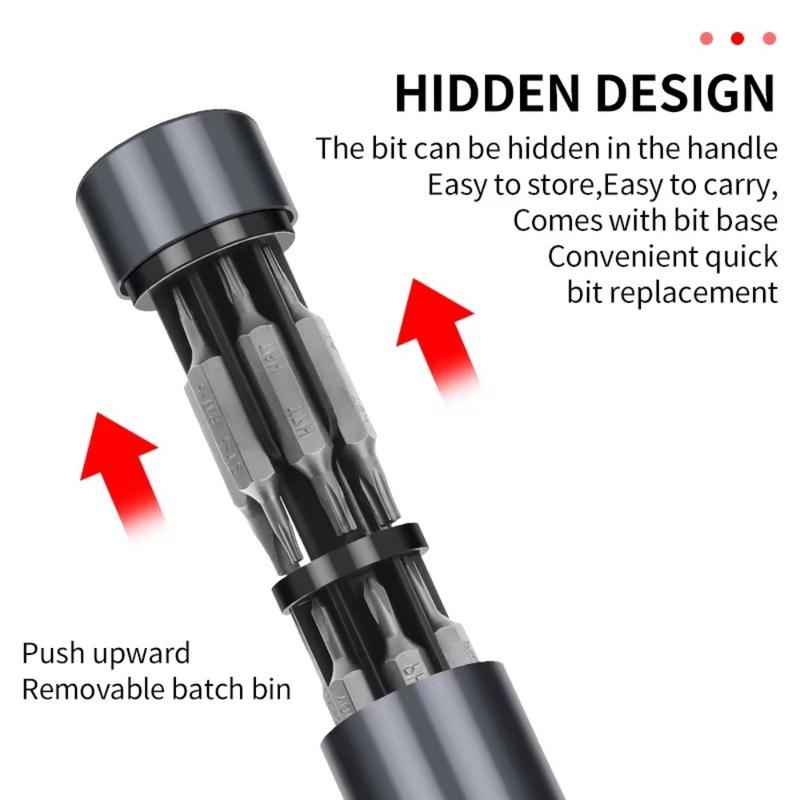 Product Introduction of Set Pemutar Skru Ketepatan, Berbilang Bit 27-dalam-1, Gaya Pen, Alat Pembaikan Manual Serbaguna, Kit Bit Pemutar Skru, untuk Cermin Mata, Jam Tangan, Komputer, Ketibaan Baru 15