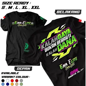 KI - kaos distro gaya elite dana sulit , kalah gaya bukan berarti kalah dana , atasan tshirt pria wanita