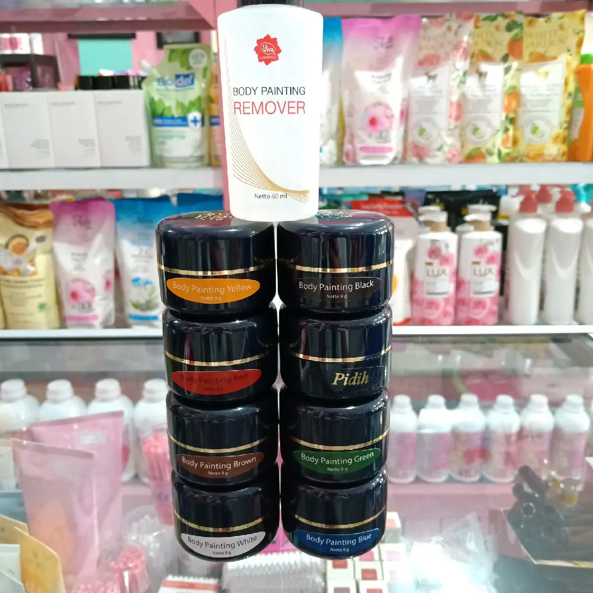 VIVA Body painting face painting ready stock