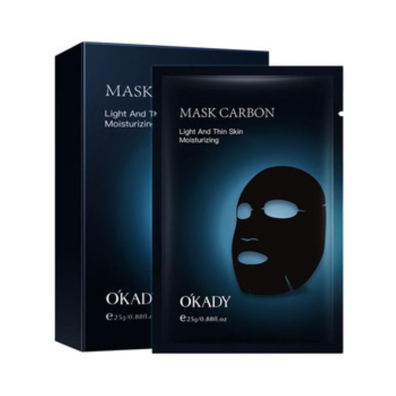 10 Miếng Mặt Nạ Giấy O'KADY Than Hoạt Tính Hỗ Trợ Dưỡng Ẩm, Giảm Mụn 25ml Skincare Silicon Women Nữ Cosmetics Làm Đẹp Da Dưỡng Ẩm Da Mask Đắp Mặt Cho Mặt Dưỡng Da Mặt Kem Face 0