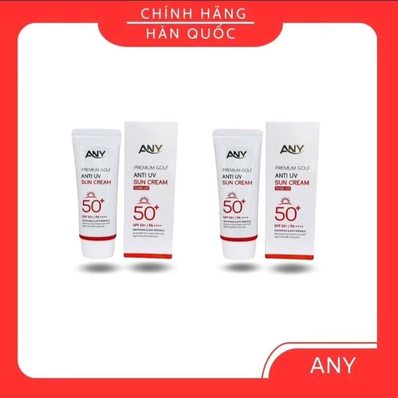 [Mua 1 Tặng 1] Kem Chống Nắng ANY PREMIUM GOLF ANTI UV TONE-UP SPS50+ Nâng Tone Trắng Hồng Không Cần Mekup 0