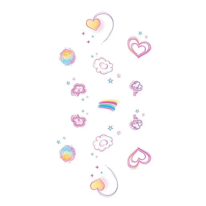Miếng Dán Hình Xăm, My Melody Và Hello Kitty, Miếng Dán Chuyển Nước, S0N2 8