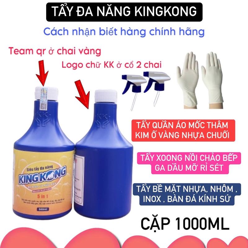 [ Tách lẻ ] Cặp tẩy đa năng Kinhk0ng 5in1 tẩy sạch vết mốc thâm kim,ố vàng trên đồ vải ,nhựa ,nhôm ,inox
