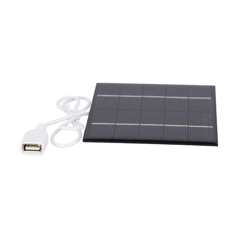 5W 5V Solar Battery Charger Board Outdoor Camping Power Bank Phone Charging 7