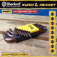 Gambar Kunci L Bintang Non Tamper Set 9 Pcs Original Sherlock - Kunci L Tory Set Non Tamper Sherlock dari Cedaph Kab. Tangerang 3 Tokopedia