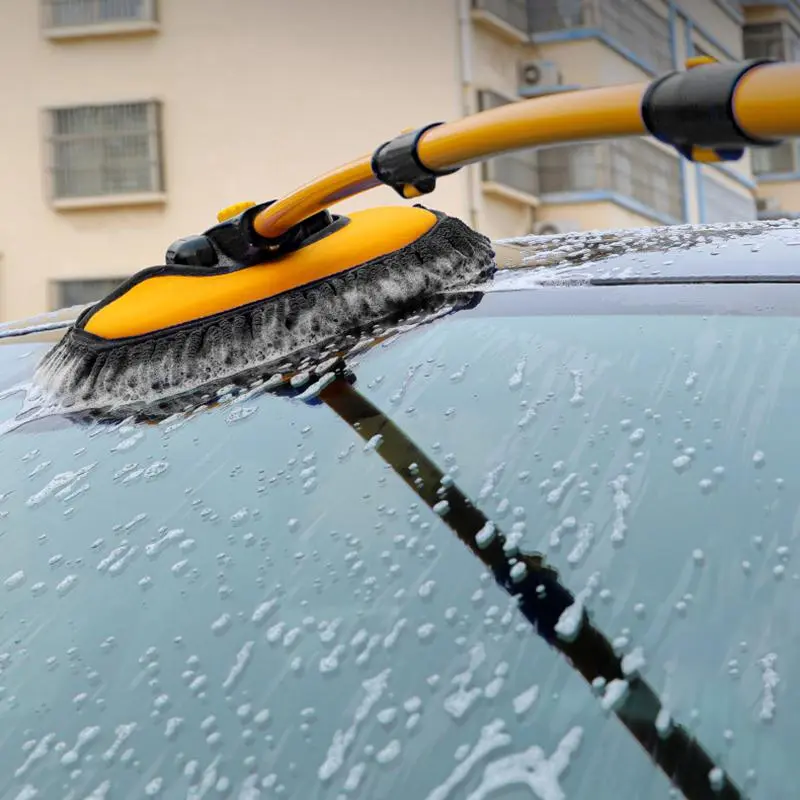 Car Wash Mop Brush, Retractable Car Wash Tool, Portable Car Wash Tool, Car Cleaning Tool, Professional Car Wash Accessories 2