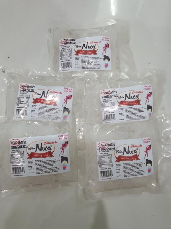 Combo 5 gói Bún Nưa Cuộn Keto Das Vị Nguyên 100g - Gói nhỏ dễ sử dụng