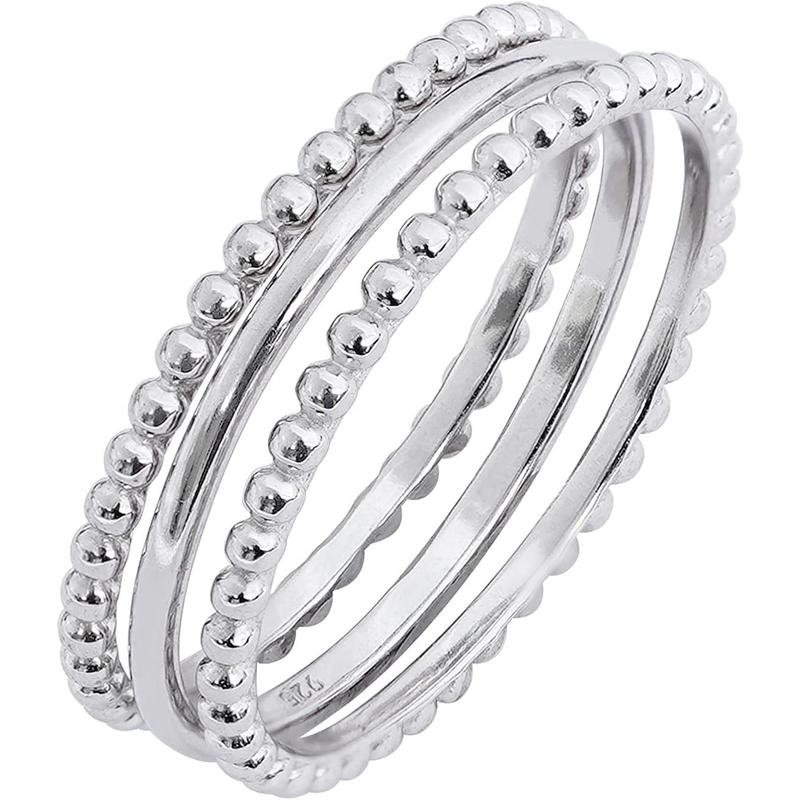Spin Ring Plain Center Spinner Rhodium on Sterling Silver - Nontarnish Spin Ring Plain Center Spinner Rhodium on Sterling Silver - Nontarnish