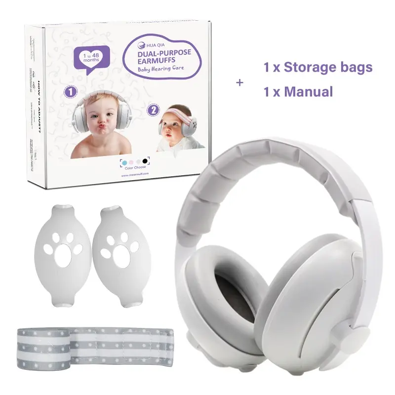 Baby Hearing Protection Safety Ear Muffs Children Sleeping Outdoor Flight Anti-noise Cancelling Headphones