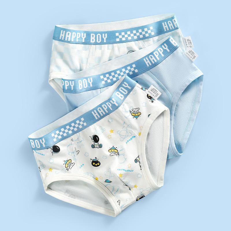 Sét chip tam giác bé trai size đại từ 9 đến 48kg combo 3 quần lót trẻ em nam  sịp bé trai size lớn
