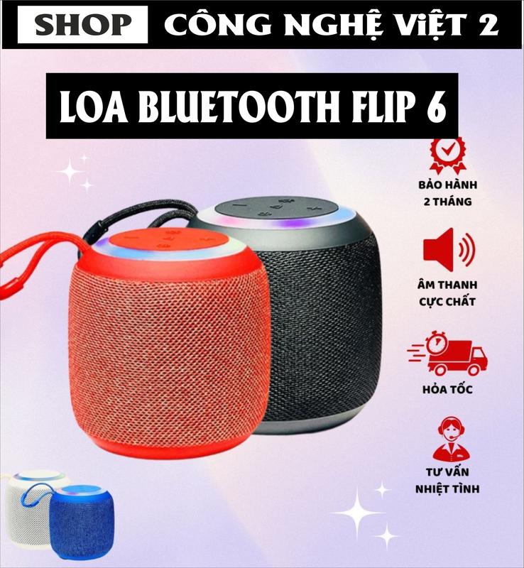 Loa bluetooth mini Flip6 RGB âm thanh cực đỉnh có bass Bluetooth 5.3 Củ Loa Nghe Nhạc