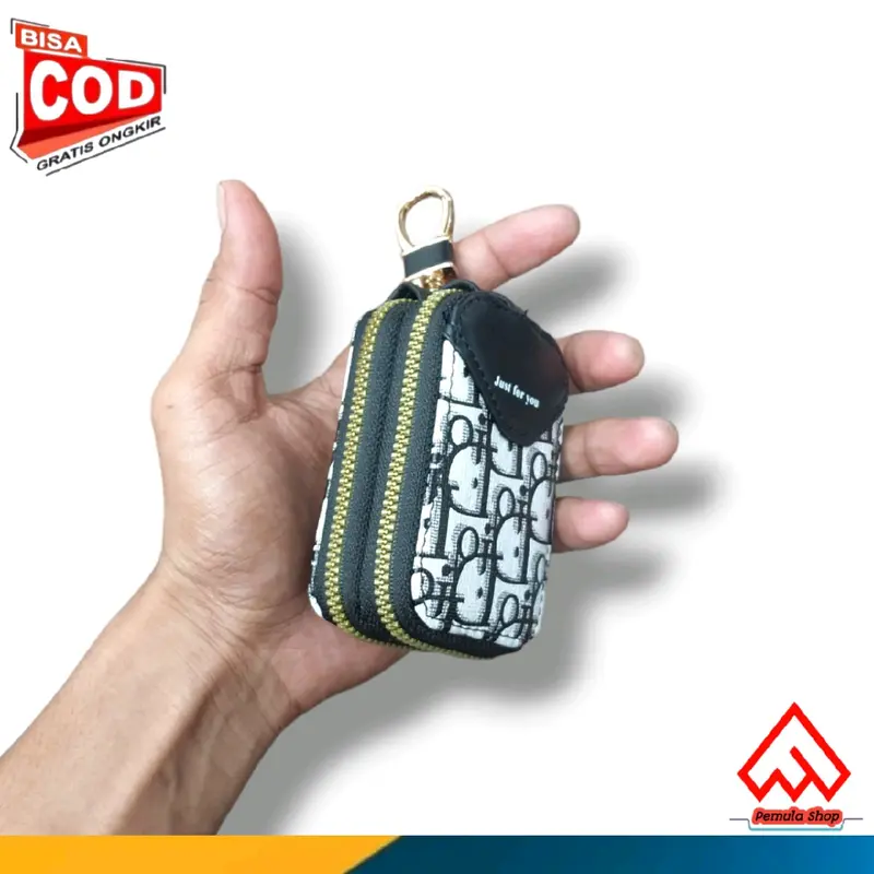 Gantungan kunci impor Dompet stnk mobil motor tranfaran model baru 3