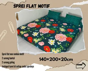 Sprei flat/non rumbai homemade motif uk 140x200